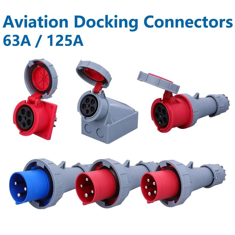  ÷  , 3P, 4P, 5P  Ŀ,   ,  , 63A, 125A, IP67, 220V, 380V